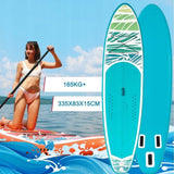 Deska Wiosłowa Stand Up Paddle Namuchiwana z Akcesoriami Niebieska do 150KG