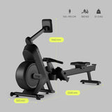 Wioślarz Treningowy Magnetyczny Powietrzny 155-195cm do 180 KG do Ćwiczeń