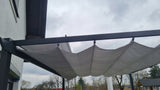 Altana Tarasowa Pergola Ogrodowa Aluminiowa Antracyt Poliester 400x400x240