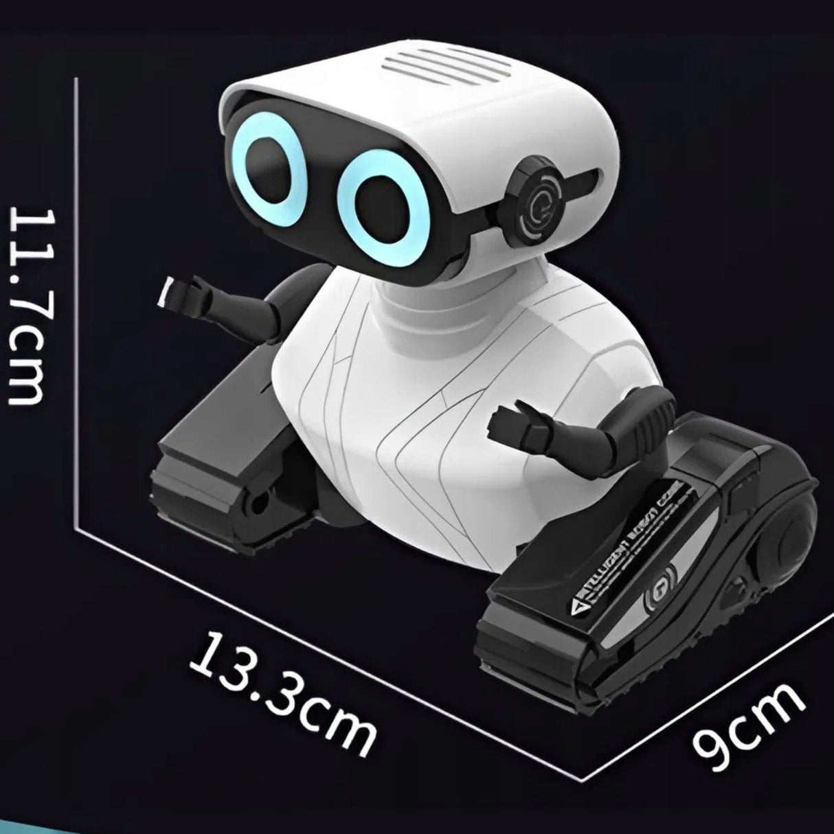 Robot Zdalnie Sterowany Jeżdżący z Dźwiękiem i LED Prezent 6+ Interaktywny