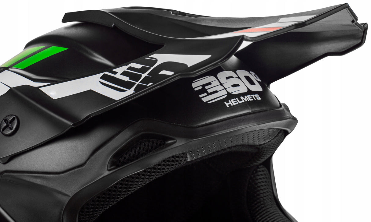 Kask XXS Cross Enduro Homologacja ECE Lekki MTB ATV na Quad Hulajnogę