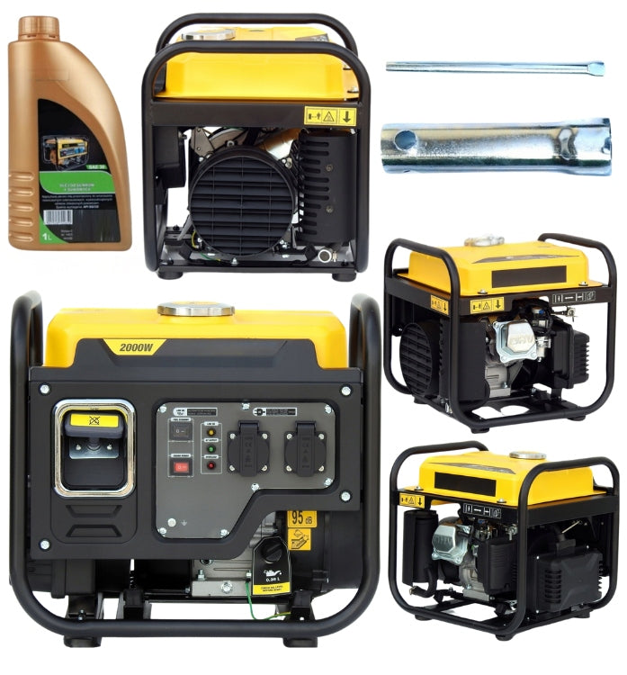 Agregat Generator Prądu Inwerterowy 2,6kW Benzyna 230V AVR Lekki Prezent
