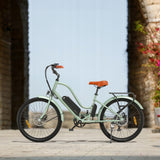 Rower Elektryczny Trekkingowy Zielony 250W 36V 15.6Ah 25km/h Koło 26" Cali