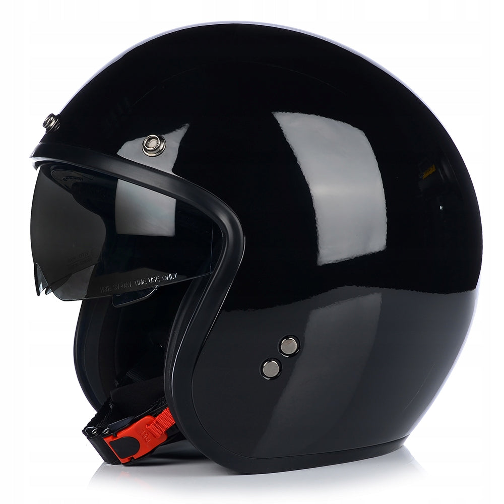 Kask Motocyklowy Otwarty Chopper Cruiser VITO SPECJAL + Daszek + Blenda M