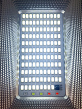 MOCNA LAMPA SOLARNA DIOD LED ŚCIENNA ULICZNA PILOT IP65 7000K COB OGRÓD1szt