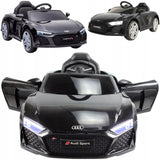 Audi R8 Spyder LIFT Autko na Akumulator Skóra Czarne 2.4G 12V 16000 RPM