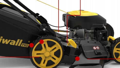Kosiarka Spalinowa z Napędem Automatyczne Ssanie PRO Poves 51cm 5190SRV