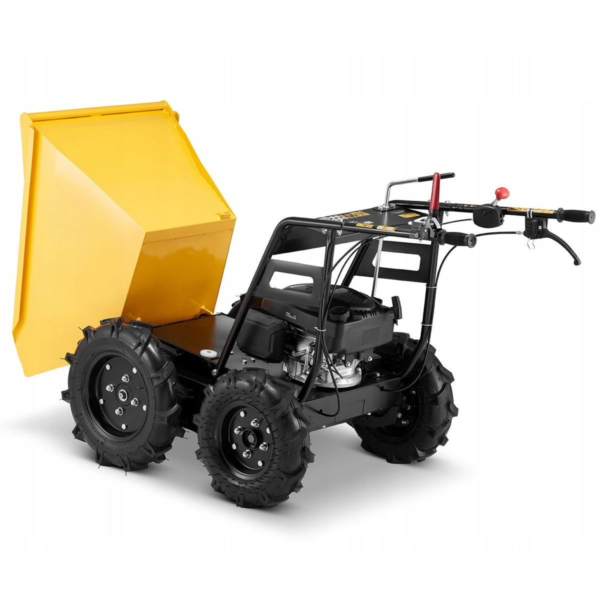 Wózek Transportowy Spalinowy Taczka Spalinowa z Napędem 4x4 4,5 KM Wozidło