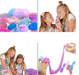 Fabryka Slime Gluty Jednorożec Walizka Kreatywny Duży Zestaw Unicorn