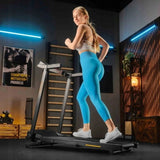 Bieżnia Składana Domowa Elektryczna Treningowa + Amortyzacja do 110 KG