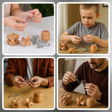 Logiczne Łamigłówki Zagadka Logiczna Puzzle dla Dziecka Zestaw Układanka