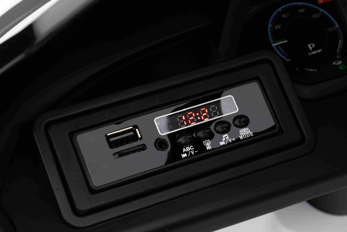 Audi E-Tron RS GT Autko na Akumulator Skóra Biały 12V 7Ah 90W dla Dziecka