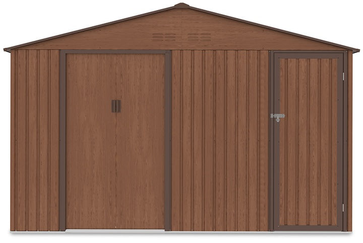 Domek Ogrodowy z Tworzywa sztucznego Schowek na Narzędzia 340x194cm POVES