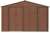 Domek Ogrodowy z Tworzywa sztucznego Schowek na Narzędzia 340x194cm POVES