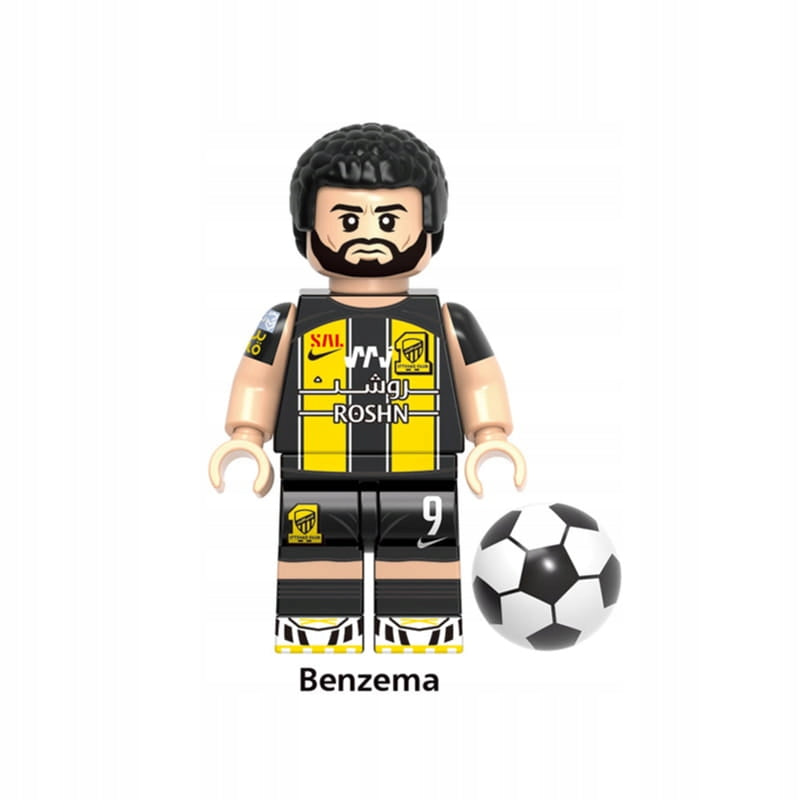 Piłkarzyki Figurki Messi Mbappe Benzema Modric 8 Sztuk Piłkarska Klasa