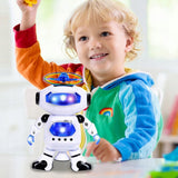 Robot Interaktywny Android Tańczący na Baterię dla Dzieci Obrót 360 Stopni