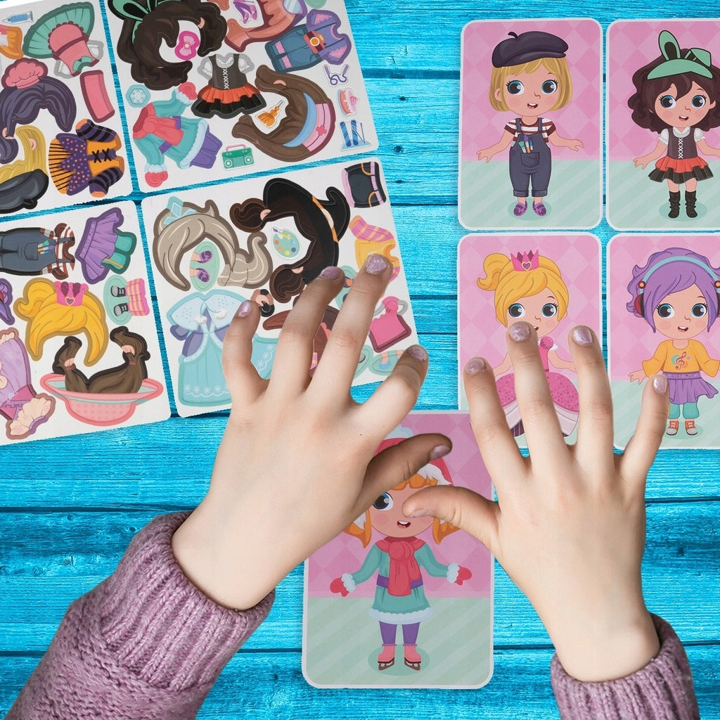 Układanka Magnetyczna Magnetyczne Ubranka dla Dziewczynki Puzzle Edukacyjne