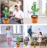ŚPIEWAJĄCY TAŃCZĄCY ZABAWKA KAKTUS POWTARZA +LED