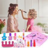 Zestaw do Makijażu Paznokci Kosmetyki Cienie Lakiery Hello Kitty dla Dzieci