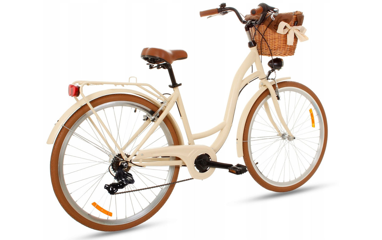 Rower Miejski Damski Lekki Damka SHIMANO 7 WARIANTY Koło 28" Cali