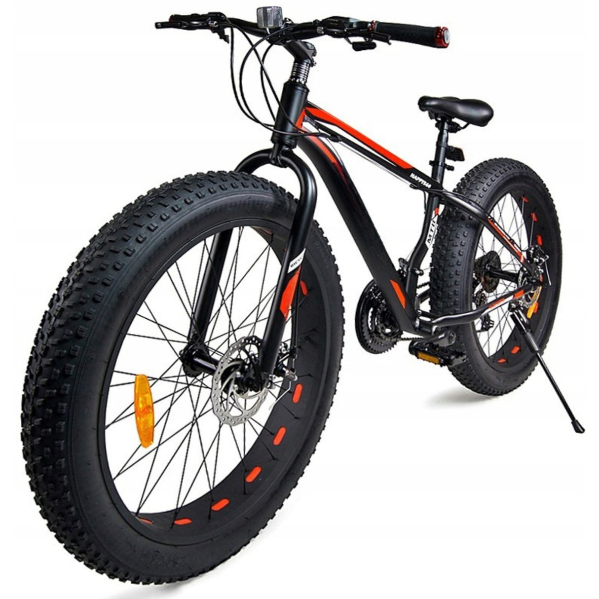 Rower Terenowy FATBIKE Stalowa Rama Szerokie Opony Przerzutki SHIMANO 26"