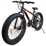 Rower Terenowy FATBIKE Stalowa Rama Szerokie Opony Przerzutki SHIMANO 26"