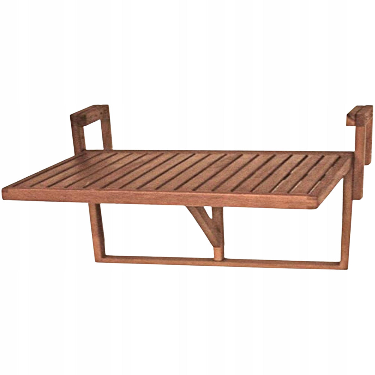 Stolik Balkonowy Wiszący Barkeley 985089 64x65x44/52cm Brązowy Eukaliptus