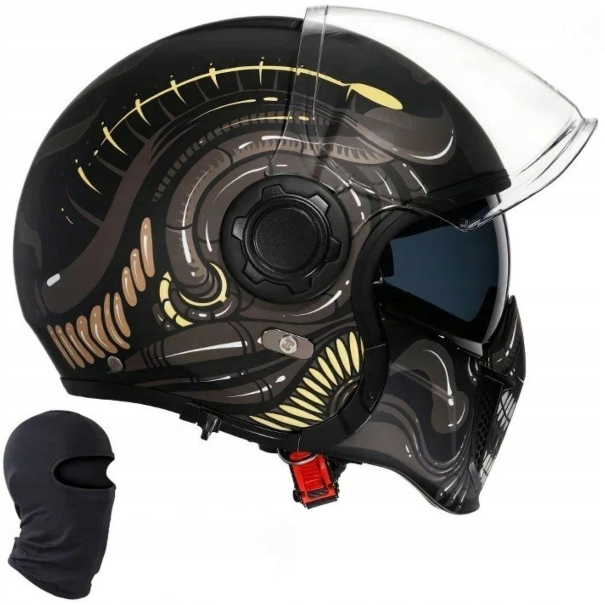 Kask Motocyklowy Szczękowy Wielokolorowy Pełna Twarz Modułowy Rozmiar L