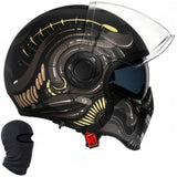 Kask Motocyklowy Szczękowy Wielokolorowy Pełna Twarz Modułowy Rozmiar L