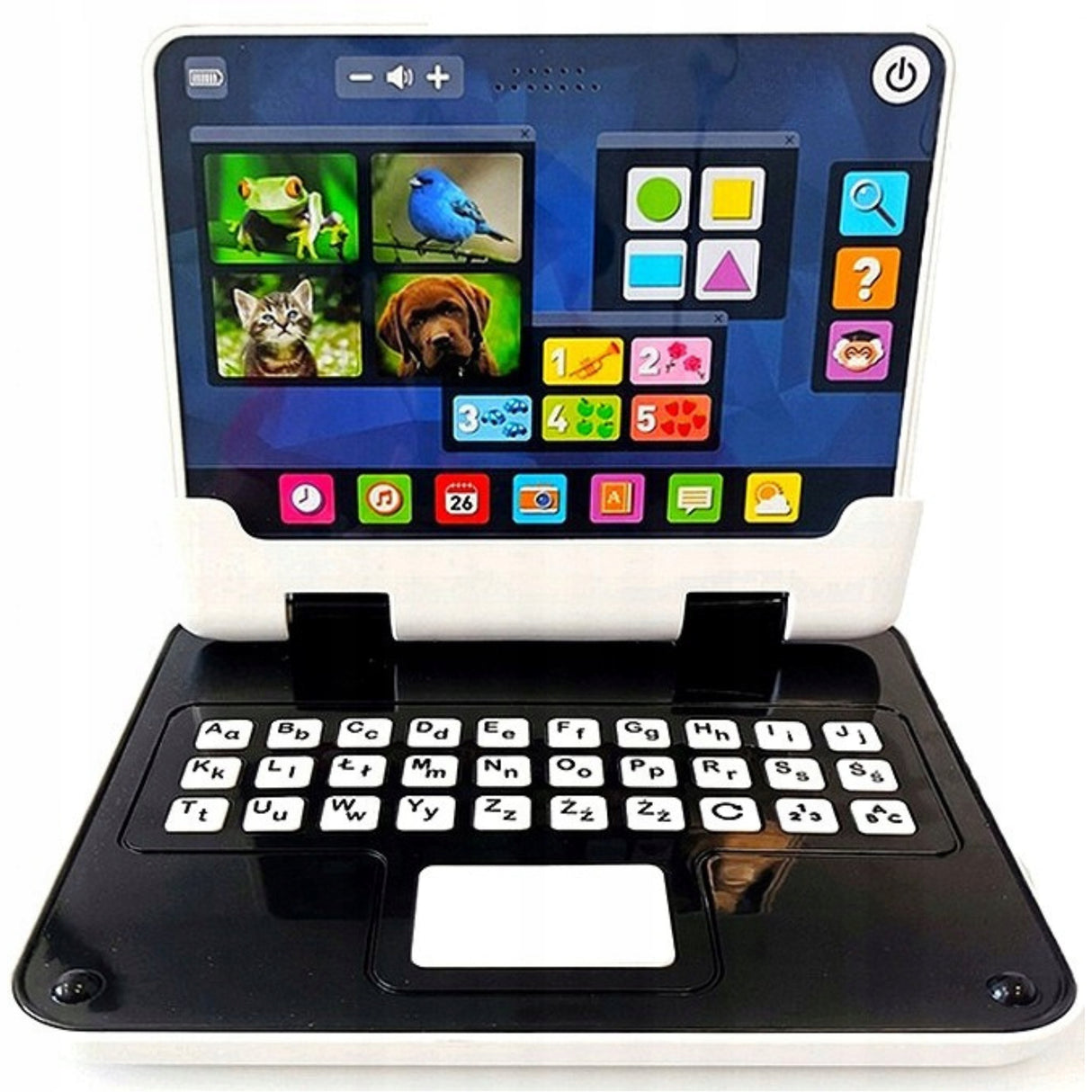 Laptop Edukacyjny dla Dzieci Tablet Komputer do Zabawy i Nauki 80 Pytań 2w1