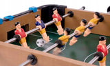Piłkarzyki Gra Zręcznościowa Drewniany Football Mini Stół do Gry 51x25 cm