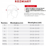 Kask Motocyklowy Szczękowy Wielokolorowy Pełna Twarz Modułowy Rozmiar XL