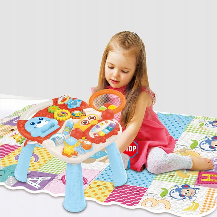STOLIK EDUKACYJNY INTERAKTYWNY 2w1 TABLICA MUZYKA
