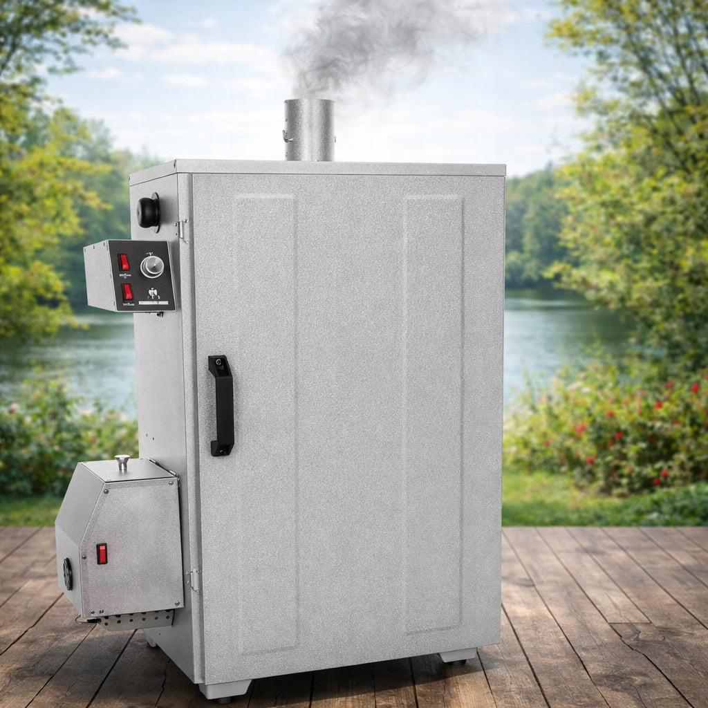 Wędzarnia Elektryczna Stalowa Ogrodowa Automatyczna 70L Generator Dymu