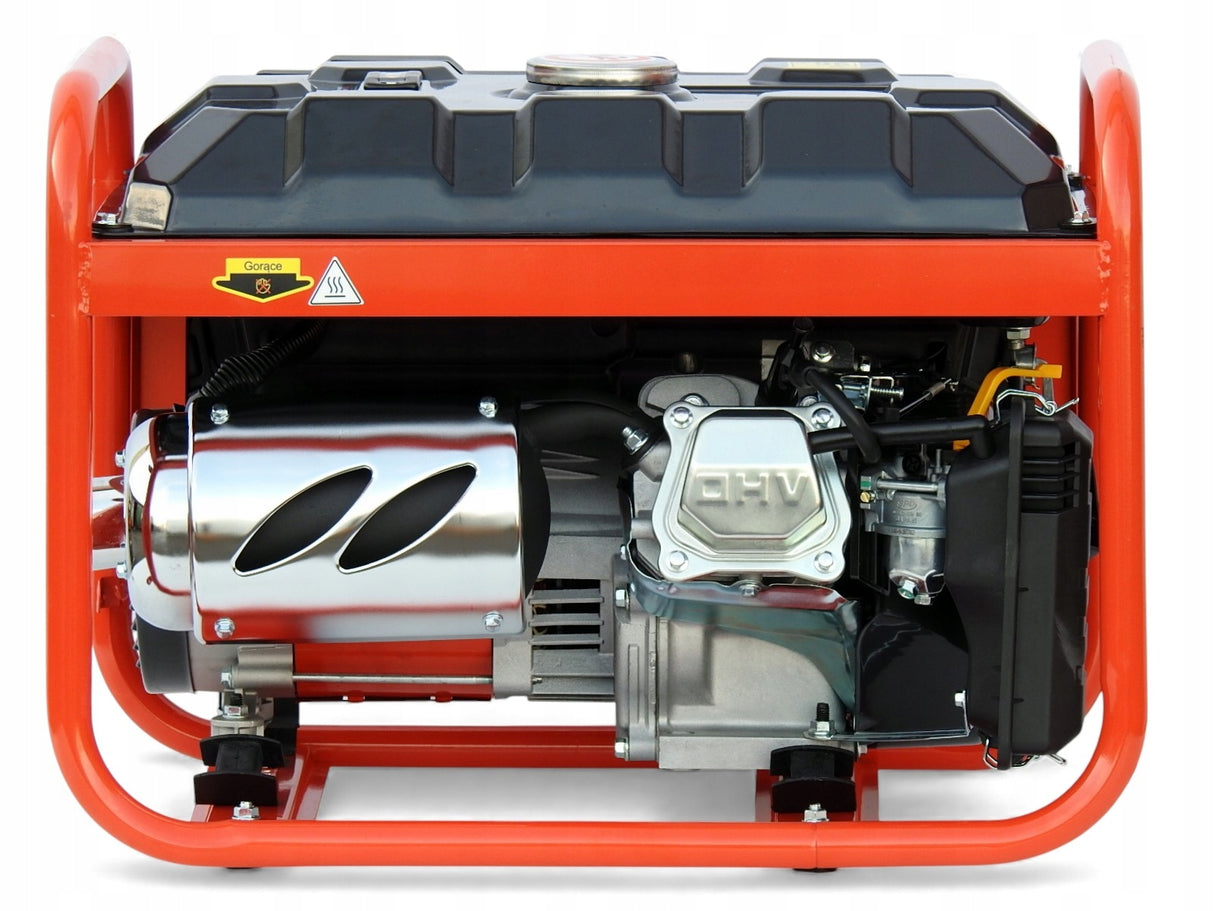 Mocny Agregat Prądotwórczy Generator Prądu Z Komputerem Licznik Godzin