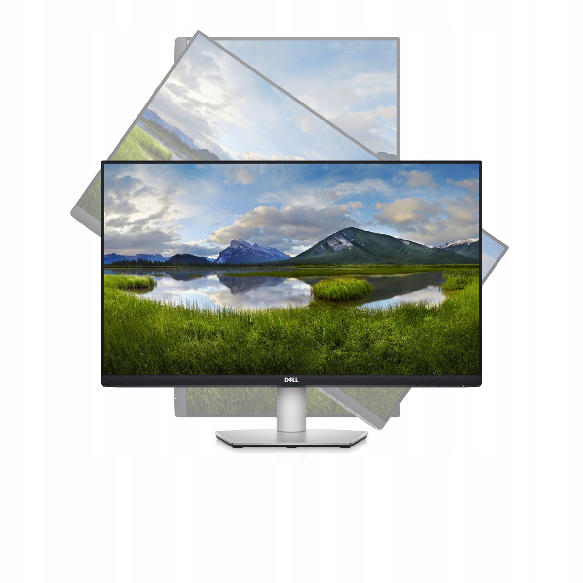 Monitor DELL S2722DC 27" Cali 4 ms 75Hz 16:9 2560x1440 px WQHD Szary
