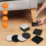 Filcowe Suwaki Meblowe do Przenoszenia Ciężkich Mebli 16 Sztuk 8,9 x 8,9 cm