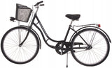Rower Damski Męski Damka Miejski Retro + Kosz GRATIS WARIANTY Koło 26" Cali