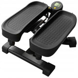 Stepper do Ćwiczeń Skrętny Fitness z Linkami Step Licznikiem 2w1 Czarny