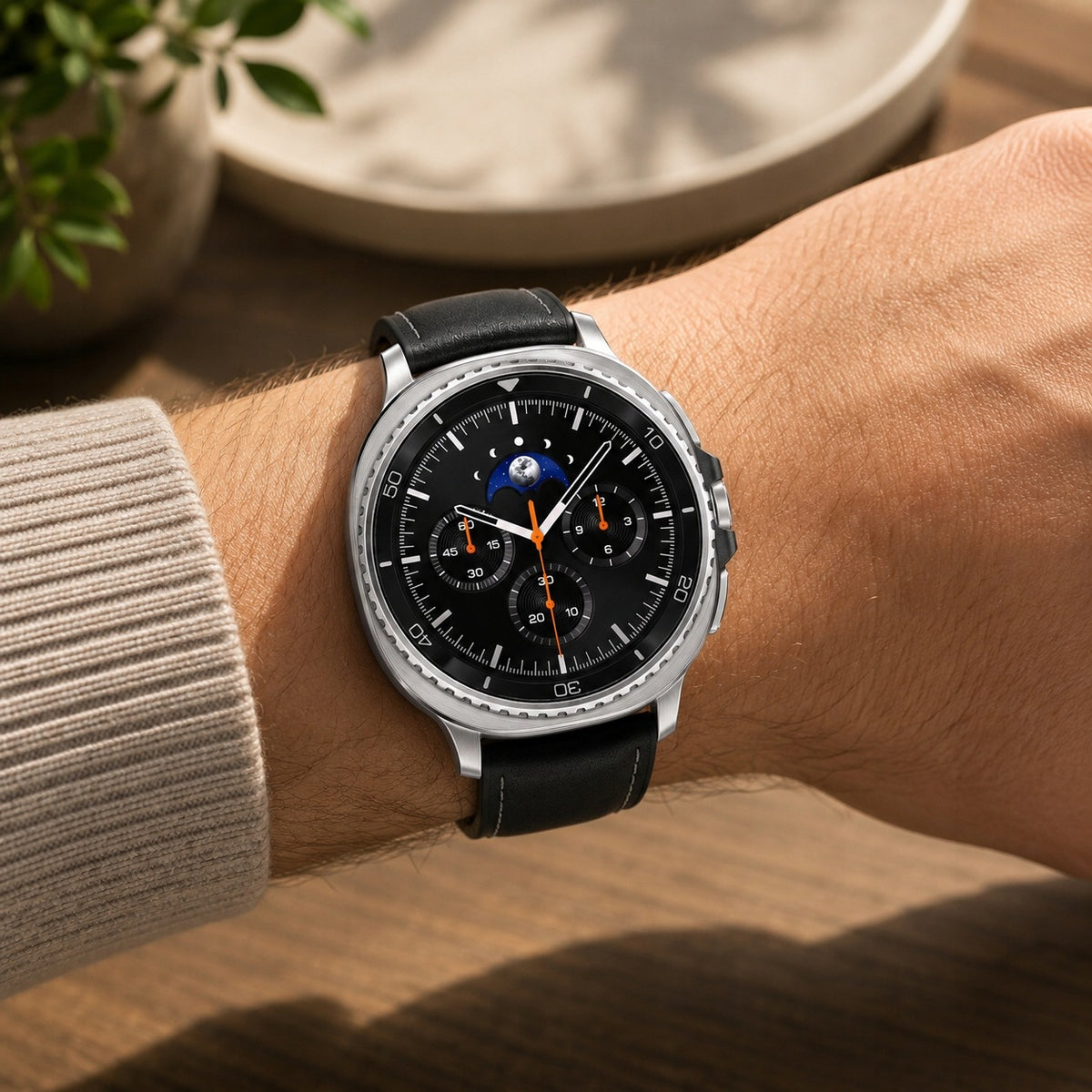 Zegarek Smartwatch Samsung Watch 8 Classic 46 mm L505 LTE Czarny 64 GB