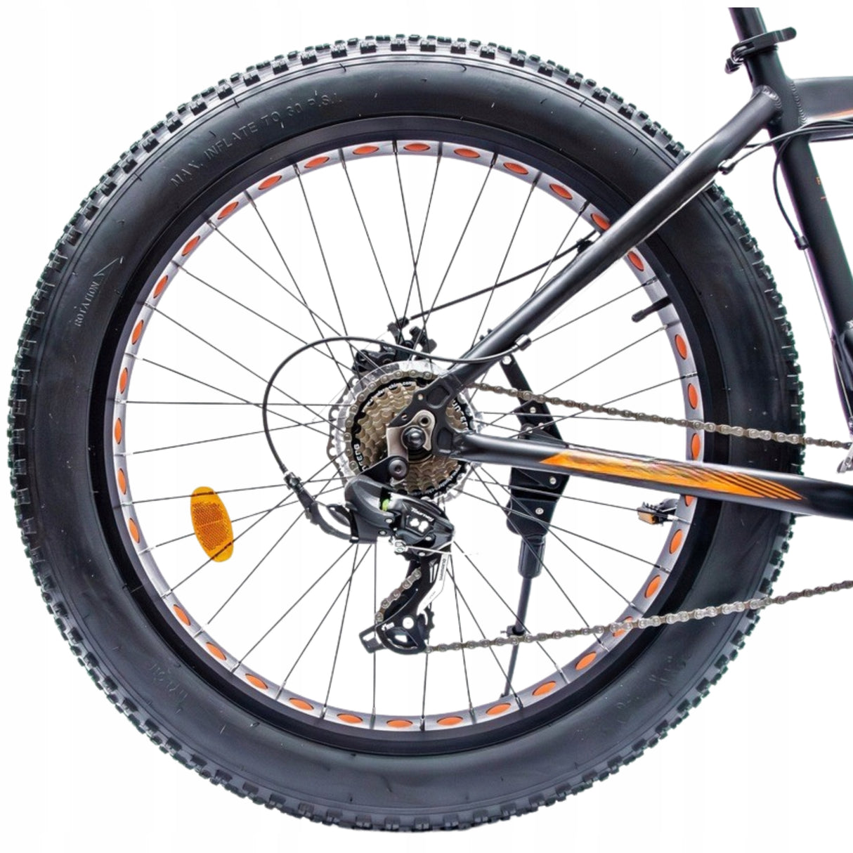 Rower Terenowy Fatbike Shimano Szerokie Opony 26"Cali Amortyzacja Aluminium