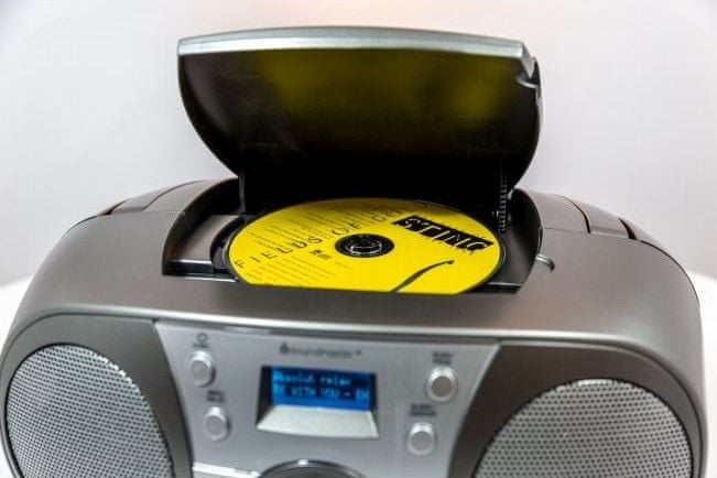 Bombox Radio Sieciowe Zegar Budzik Bluetooth Soundmaster SCD1800TI CD/MP3