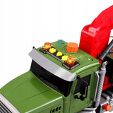 Ciężarówka Transport Bale Drewna Dźwig Gumowe Koła Auto Dźwięk Zabawka