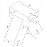 Zestaw do budowy huśtawki 2x Łącznik do belek i kantówek 90x90 mm - czarny