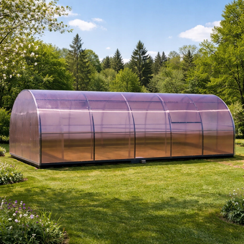 Szklarnia z Poliwęglanu Komorowego o Grubości 4mm Nano Róż 300x400x200 cm