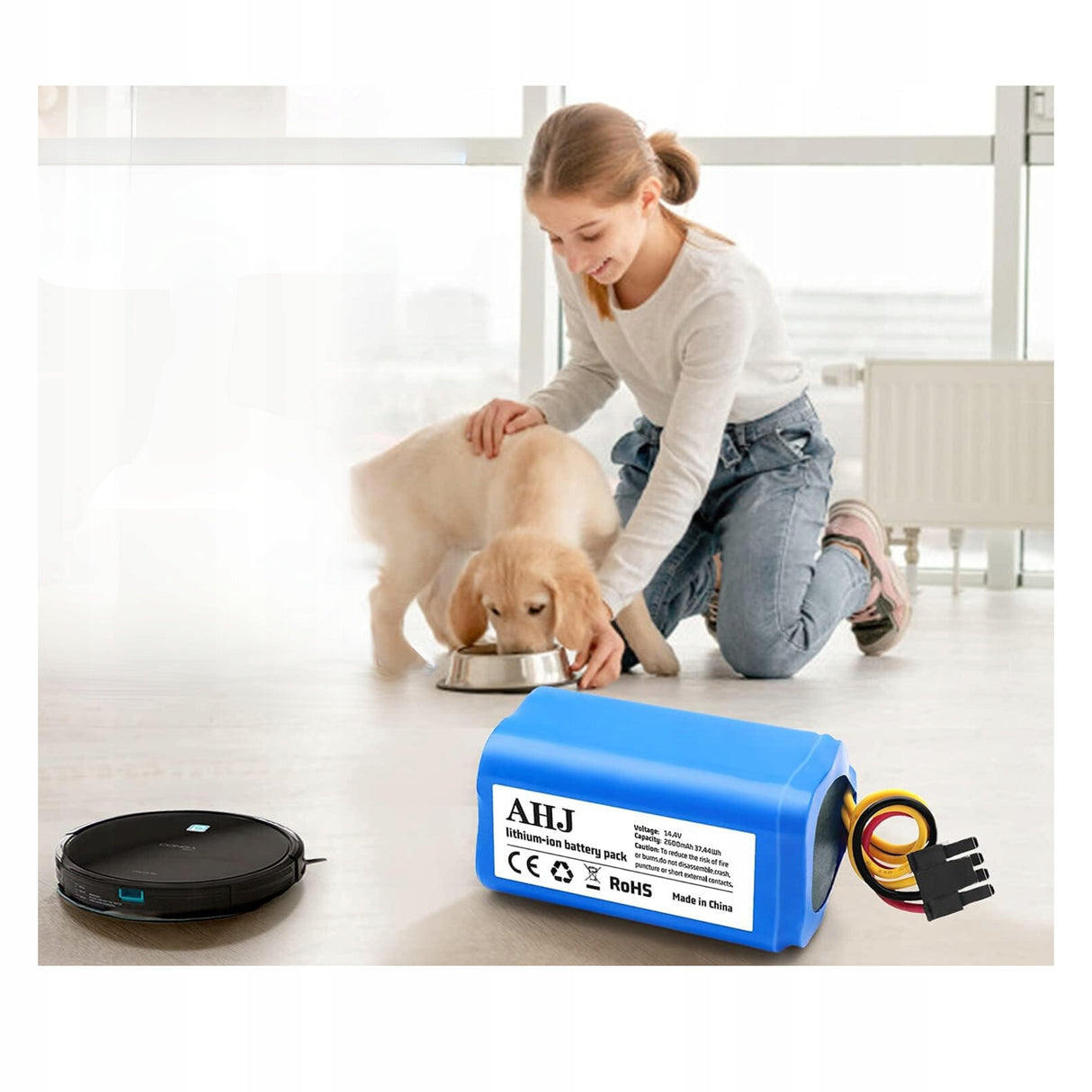 Bateria Zamienna AHJ 14,4 V 2600 mAh Li-Ion z Conga 1290..| UNIWERSALNA!