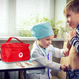 Zestaw Małego Lekarza Doktora Dentysty w Walizce dla Dzieci Drewniany
