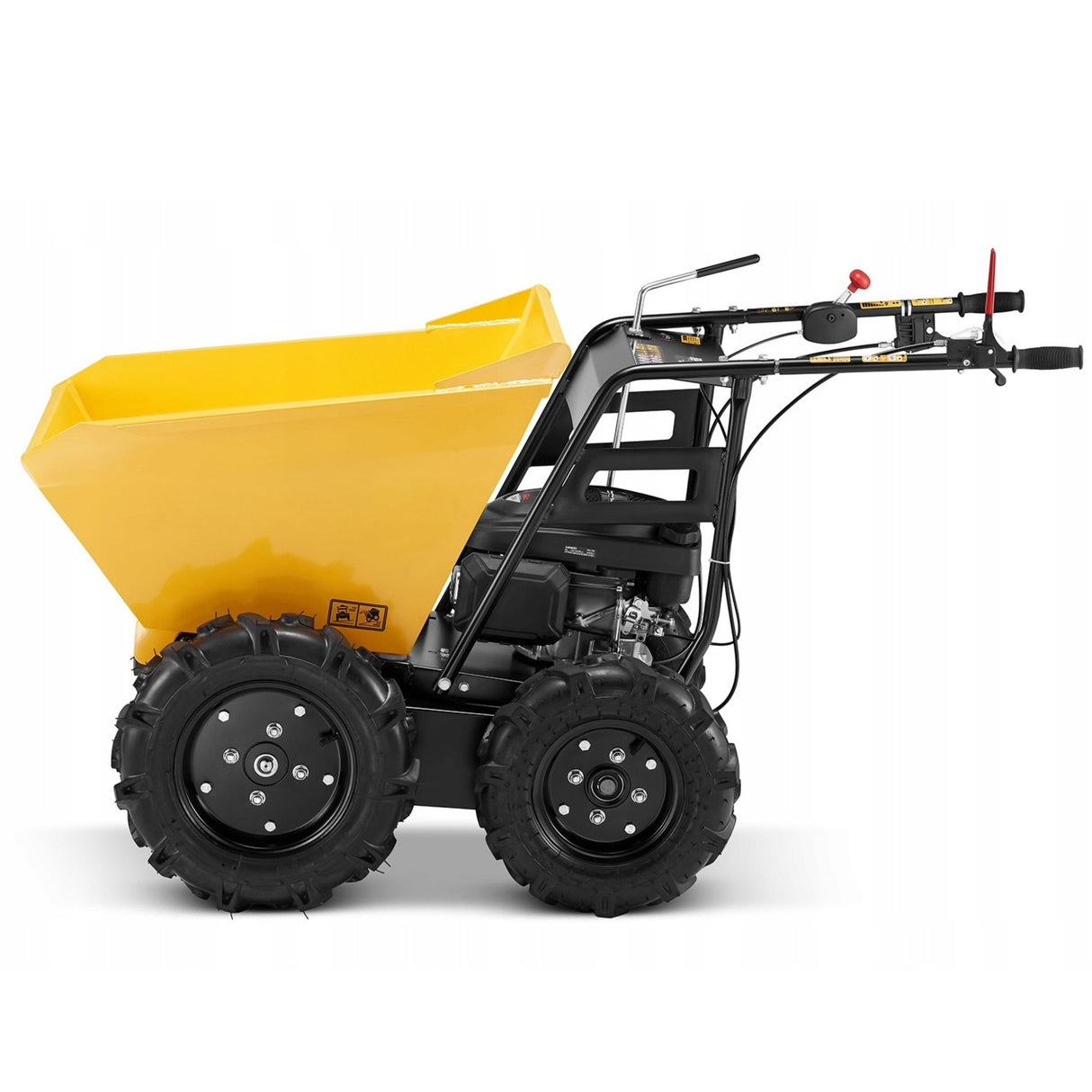 Wózek Transportowy Spalinowy Taczka Spalinowa z Napędem 4x4 4,5 KM Wozidło