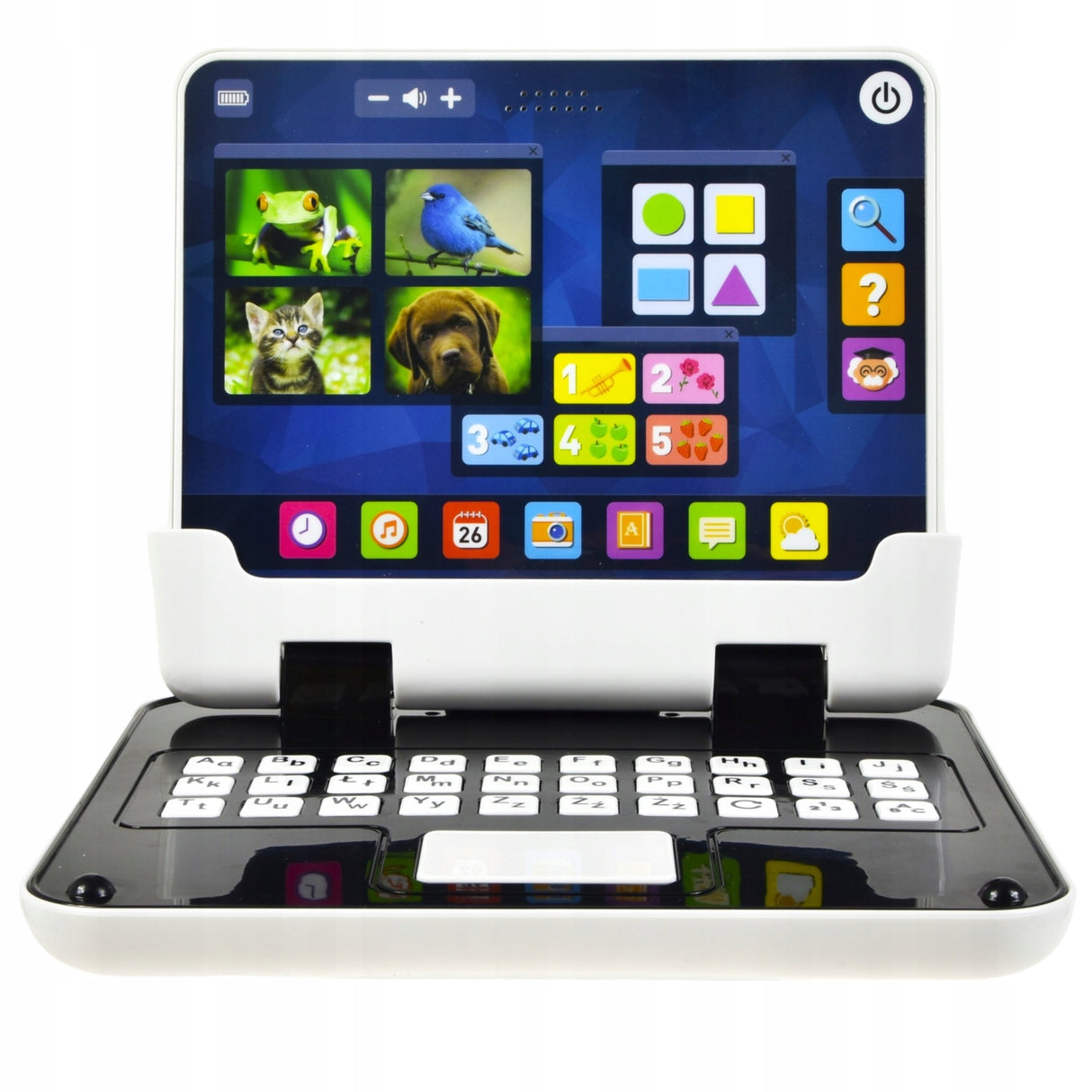 Laptop Edukacyjny dla Dzieci Tablet Komputer do Zabawy i Nauki 80 Pytań 2w1