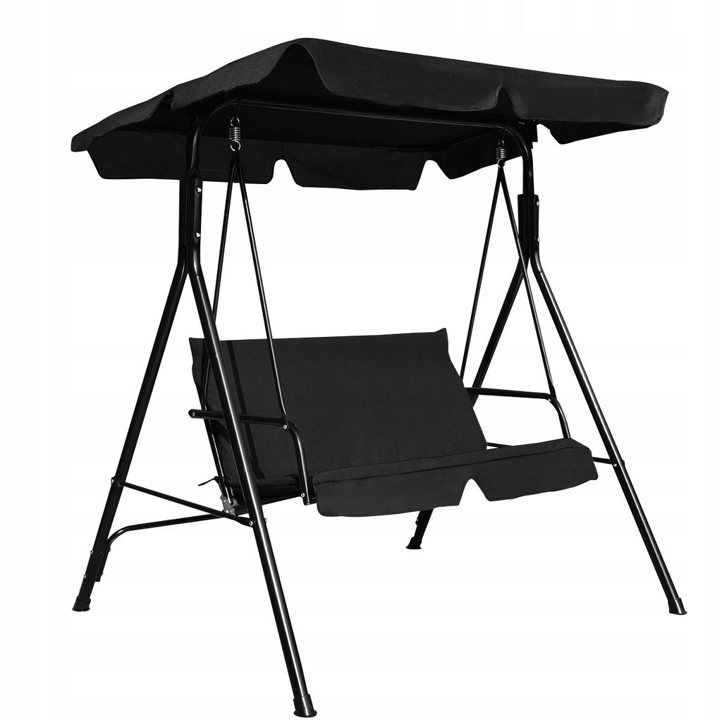 HUŚTAWKA OGRODOWA 2 OSOBOWA BUJANA LEŻANKA Z DACHEM PREMIUM 104x104 cm